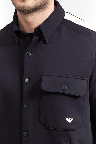 Emporio Armani Erkek Fermuarlı Sweatshirt