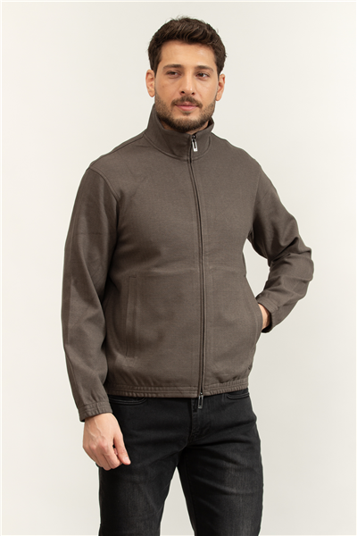 Emporio Armani Erkek Fermuarlı Sweatshirt