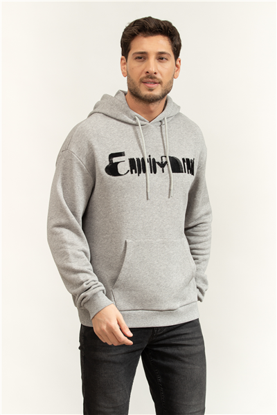 Emporio Armani Erkek Fermuarlı Sweatshirt