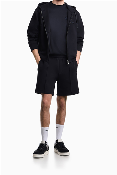 Emporio Armani Erkek Fermuarlı Sweatshirt Lacivert