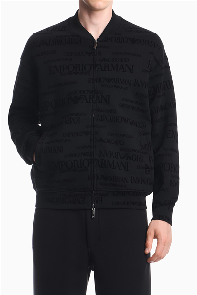Emporio Armani Erkek Fermuarlı Sweatshirt