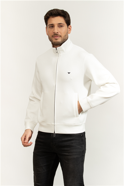 Emporio Armani Erkek Fermuarlı Sweatshirt