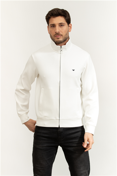 Emporio Armani Erkek Fermuarlı Sweatshirt