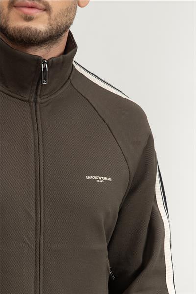Emporio Armani Erkek Fermuarlı Sweatshirt