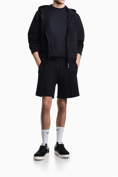 Emporio Armani Erkek Fermuarlı Sweatshirt Lacivert