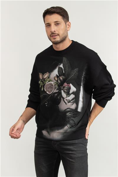 Emporio Armani Erkek Fermuarlı Sweatshirt