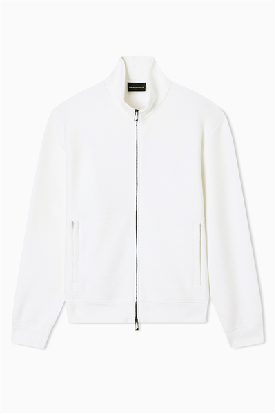 Emporio Armani Erkek Fermuarlı Sweatshirt Çok Renkli