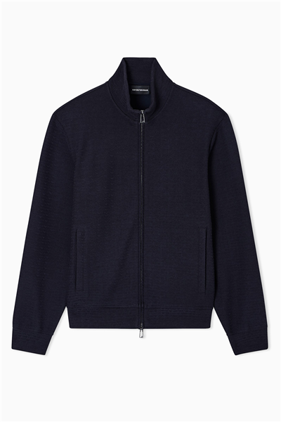 Emporio Armani Erkek Fermuarlı Sweatshirt Çok Renkli