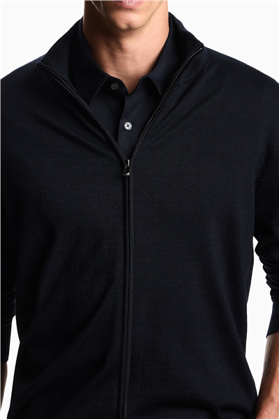 Emporio Armani Erkek Hırka Lacivert