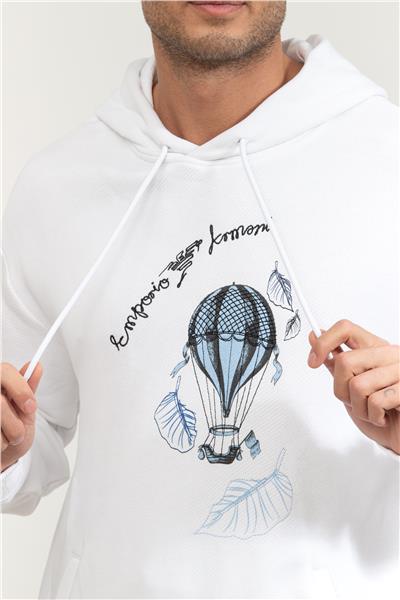 Emporio Armani Erkek Kapüşonlu Sweatshirt