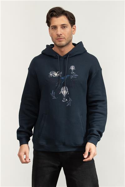 Emporio Armani Erkek Kapüşonlu Sweatshirt