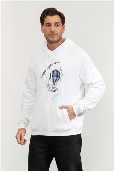 Emporio Armani Erkek Kapüşonlu Sweatshirt