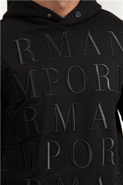 Emporio Armani Erkek Kapüşonlu Sweatshirt
