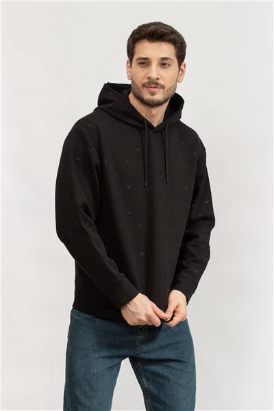 Emporio Armani Erkek Kapüşonlu Sweatshirt