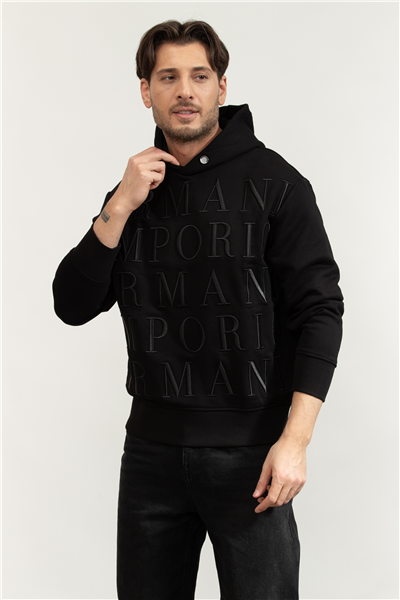 Emporio Armani Erkek Kapüşonlu Sweatshirt