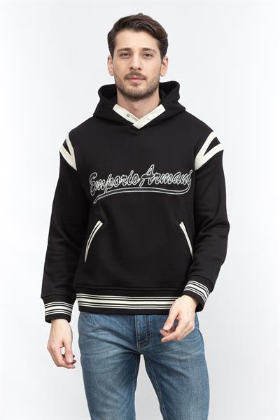 Emporio Armani Erkek Kapüşonlu Sweatshirt
