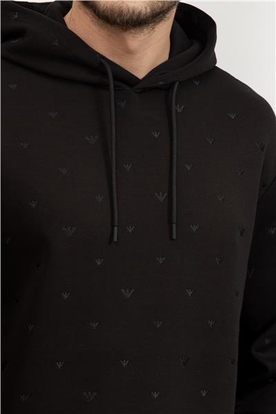 Emporio Armani Erkek Kapüşonlu Sweatshirt