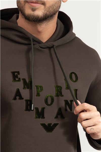 Emporio Armani Erkek Kapüşonlu Sweatshirt