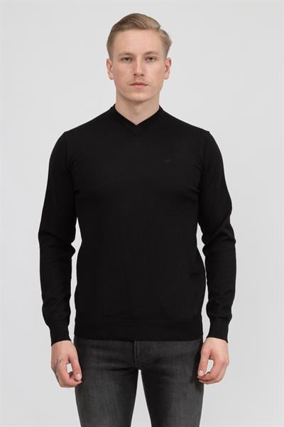 Emporio Armani Erkek Kazak Siyah