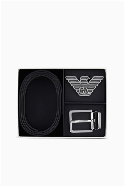 Emporio Armani Erkek Kemer Siyah