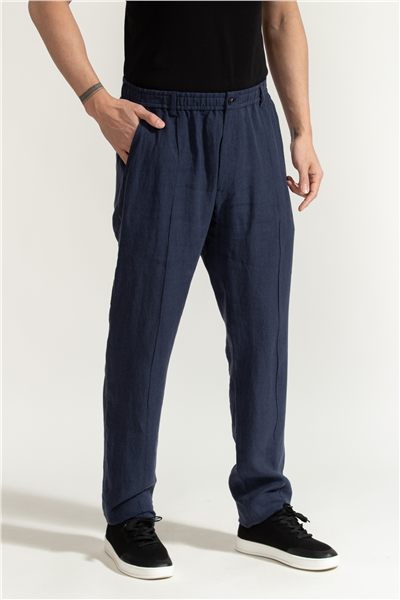 Emporio Armani Erkek Keten Pantolon