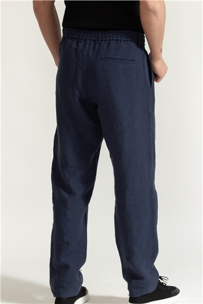 Emporio Armani Erkek Keten Pantolon