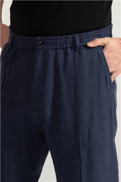 Emporio Armani Erkek Keten Pantolon