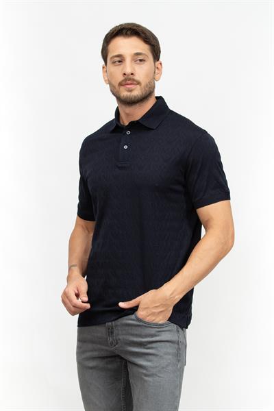Emporio Armani Erkek Polo Yaka T-Shirt Lacivert