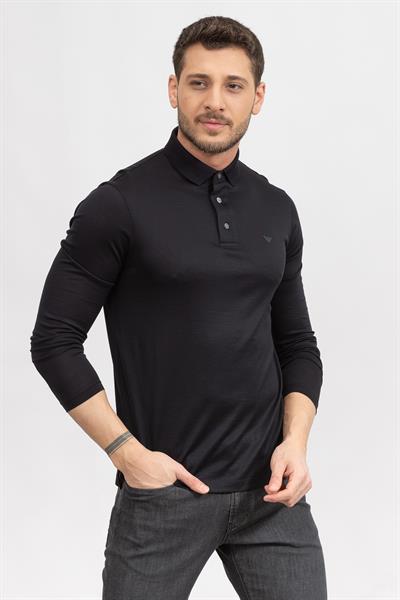 Emporio Armani Erkek Polo Yaka T-Shirt Lacivert