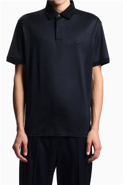Emporio Armani Erkek Polo Yaka T-Shirt Lacivert