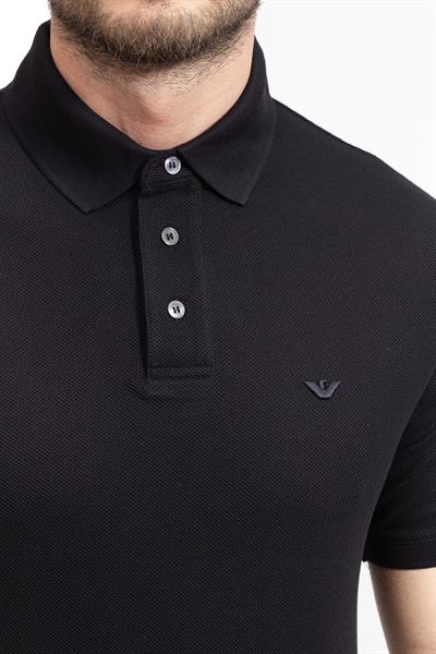 Emporio Armani Erkek Polo Yaka T-Shirt Lacivert