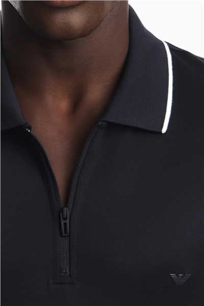 Emporio Armani Erkek Polo Yaka T-Shirt Lacivert