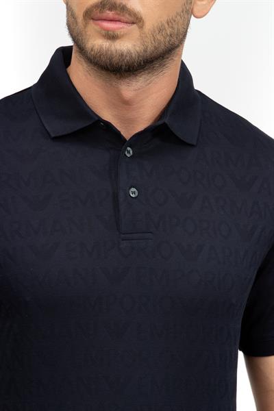 Emporio Armani Erkek Polo Yaka T-Shirt Lacivert