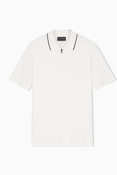 Emporio Armani Erkek Polo Yaka T-Shirt Beyaz