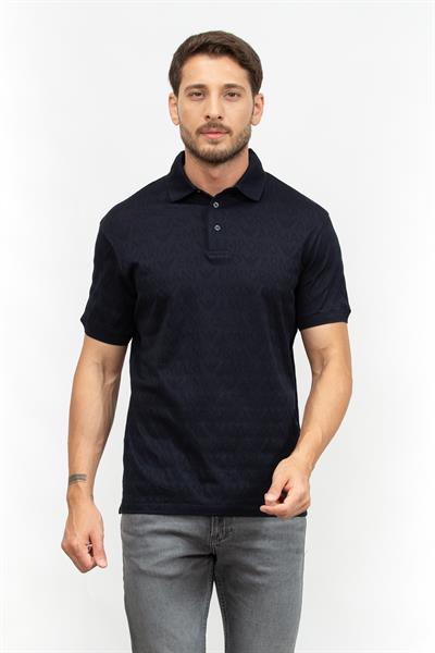 Emporio Armani Erkek Polo Yaka T-Shirt Lacivert