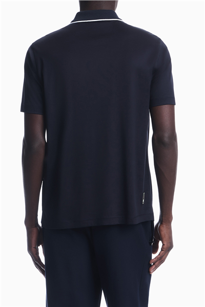 Emporio Armani Erkek Polo Yaka T-Shirt Lacivert