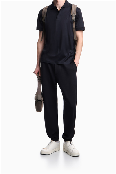 Emporio Armani Erkek Polo Yaka T-Shirt Lacivert