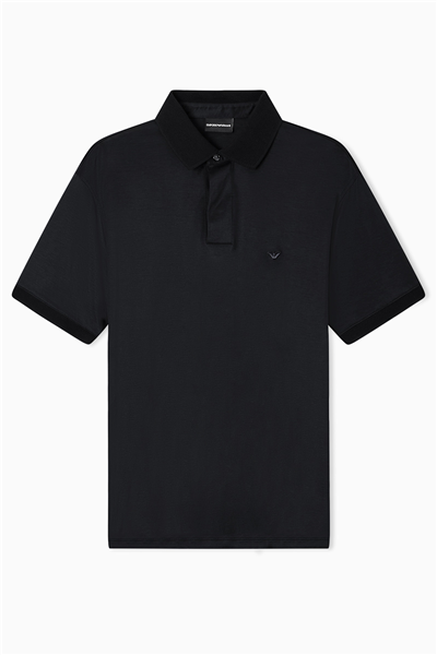 Emporio Armani Erkek Polo Yaka T-Shirt Siyah