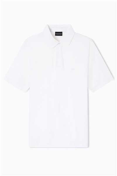 Emporio Armani Erkek Polo Yaka T-Shirt Beyaz