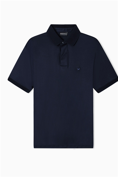 Emporio Armani Erkek Polo Yaka T-Shirt Lacivert