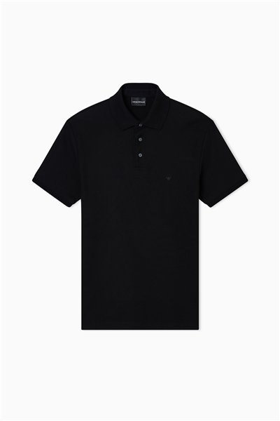 Emporio Armani Erkek Polo Yaka T-Shirt Siyah