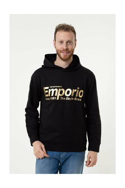 Emporio Armani Erkek Sweatshirt Siyah