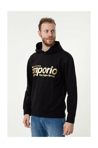 Emporio Armani Erkek Sweatshirt Siyah