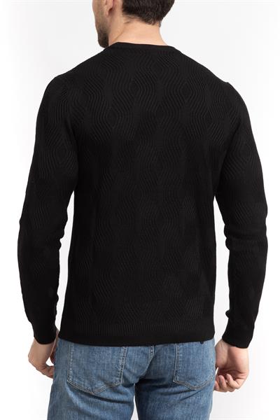 Emporio Armani Erkek Triko Siyah