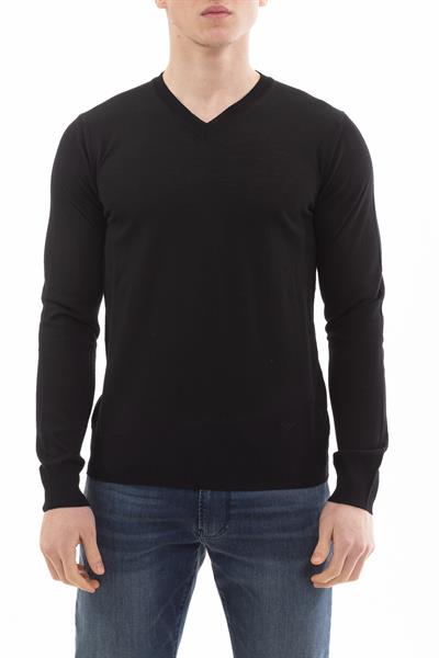 Emporio Armani Erkek Triko Siyah