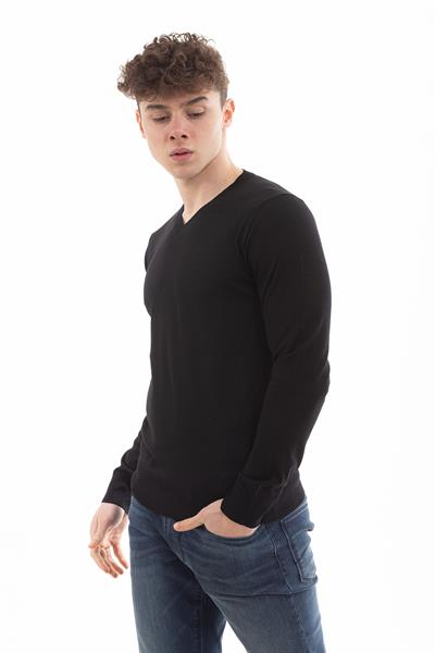 Emporio Armani Erkek Triko Siyah