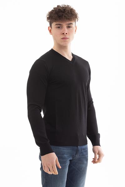 Emporio Armani Erkek Triko Siyah