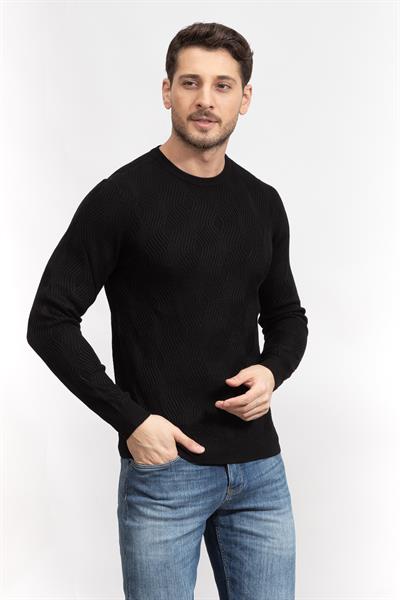 Emporio Armani Erkek Triko Siyah