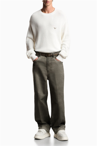 Emporio Armani Erkek Triko Beyaz