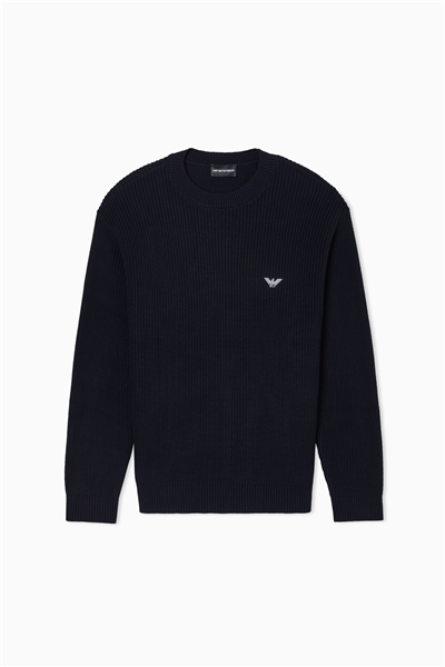 Emporio Armani Erkek Triko Lacivert